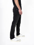 Polo Mens Knitted Slim Leg Denim In Black