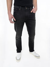 Polo Mens Knitted Slim Leg Denim In Black