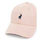 Polo Mens 6 Panel Structured Peak Cap In Pink/Blue