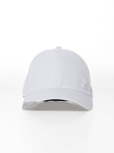 Polo Mens Metal Pony Fitted Peak Cap White