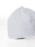 Polo Mens Metal Pony Fitted Peak Cap White