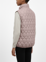 Polo Girls Payton Sleeveless Puffer Jacket In Taupe