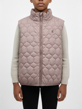 Polo Girls Payton Sleeveless Puffer Jacket In Taupe