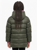 Polo Girls Ziyanda Puffer Jacket In Olive