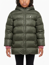 Polo Girls Ziyanda Puffer Jacket In Olive