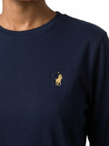 Polo Women's Alice Long Sleeves T-Shirt In Navy