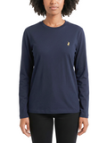 Polo Womens Alice Long Sleeve T-Shirt In Navy