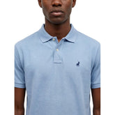 Polo Mens Essential Pique Short Sleeves Golfer In Blue