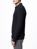 Polo Mens Essential Pique Golfer in Black