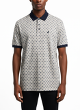 Polo Mens Block Geo Print Golfer In Navy