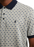 Polo Mens Block Geo Print Golfer In Navy
