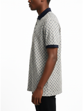 Polo Mens Block Geo Print Golfer In Navy