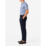 Polo Mens Plain Double Mercerised Short Sleeves Golfer In Blue
