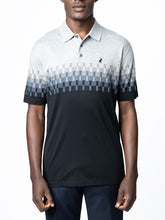 Polo Mens Jacquard Dm Short Sleeves Golfer Black