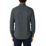 Polo Mens Micro Geo Print Long Sleeves Shirt In Green