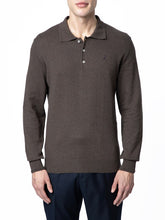 Polo Mens Cotton Long Sleeves Golfer Chocolate