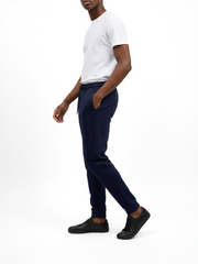 Polo Mens Essential Fleece Jogger Pants In Navy