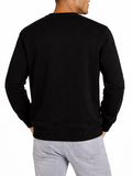 Polo Mens Essential Fleece Sweatshirt In Black
