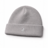 Polo Unisex Adults Knitted Beanie In Grey