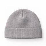 Polo Unisex Adults Knitted Beanie In Grey