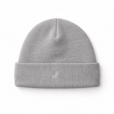 Polo Unisex Adults Knitted Beanie In Grey