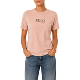 Polo Womens Ava Embroidered T-Shirt In Blush