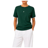Polo Womens Harper Short Sleeves Polo Sport T-Shirt In Forest Green