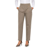 Polo Womens Jade Cigarette Leg Suit Pants In Khaki