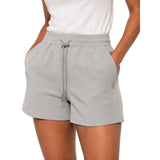 Polo Womens Taylor Active Shorts In Blue Grey