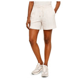 Polo Womens Chloe Aop Sport Track Shorts In Off White