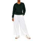Polo Womens Millie Face Pique Pants In White