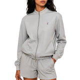 Polo Womens Taylor Active Track Jacket In Blue Grey