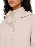 Polo Womens Mila Long Sleeves Sport Jacket In Oatmeal