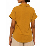 Polo Womens Bella Slub Golfer in Bronze