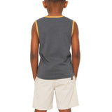 Polo Boys Jude Colour Blocked Vest In Gunmetal