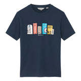 Ben Sherman Tour Tickets T-Shirt In Navy