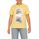 Polo Girls Asha Photo Printed Short Sleeves T-Shirt In Yellow