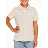 Polo Girls Nina Short Sleeve Golfer In Stone