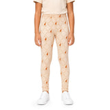 Polo Girls Julia Aop Full Length Leggings In Ligt Stone