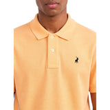 Polo Mens Essential Pique Golfer in Peach