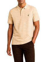 Polo Mens Essential Pique Golfer In Camel