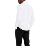 Polo Mens Classic Plain Oxford Long Sleeves Shirt In White