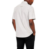 Polo Mens Short Sleeves Stripe Shirt In Green/White