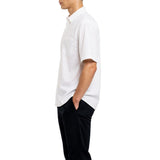Polo Mens Classic Plain Oxford Short Sleeves Shirt In White