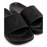 Polo Boys Pony Moulded Pool Sandals In Black