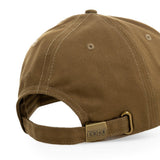 Polo Mens 6 Panel Structured Peak Cap In Khaki