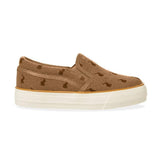 Polo Womens Jacquard Platform Slip-On Shoes In Stone