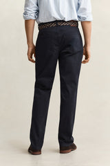Gant Mans Regular Desert Jeans In Navy