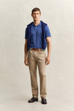 Gant Mans Regular Desert Jeans In Dark Khaki