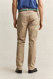Gant Mans Regular Desert Jeans In Dark Khaki
